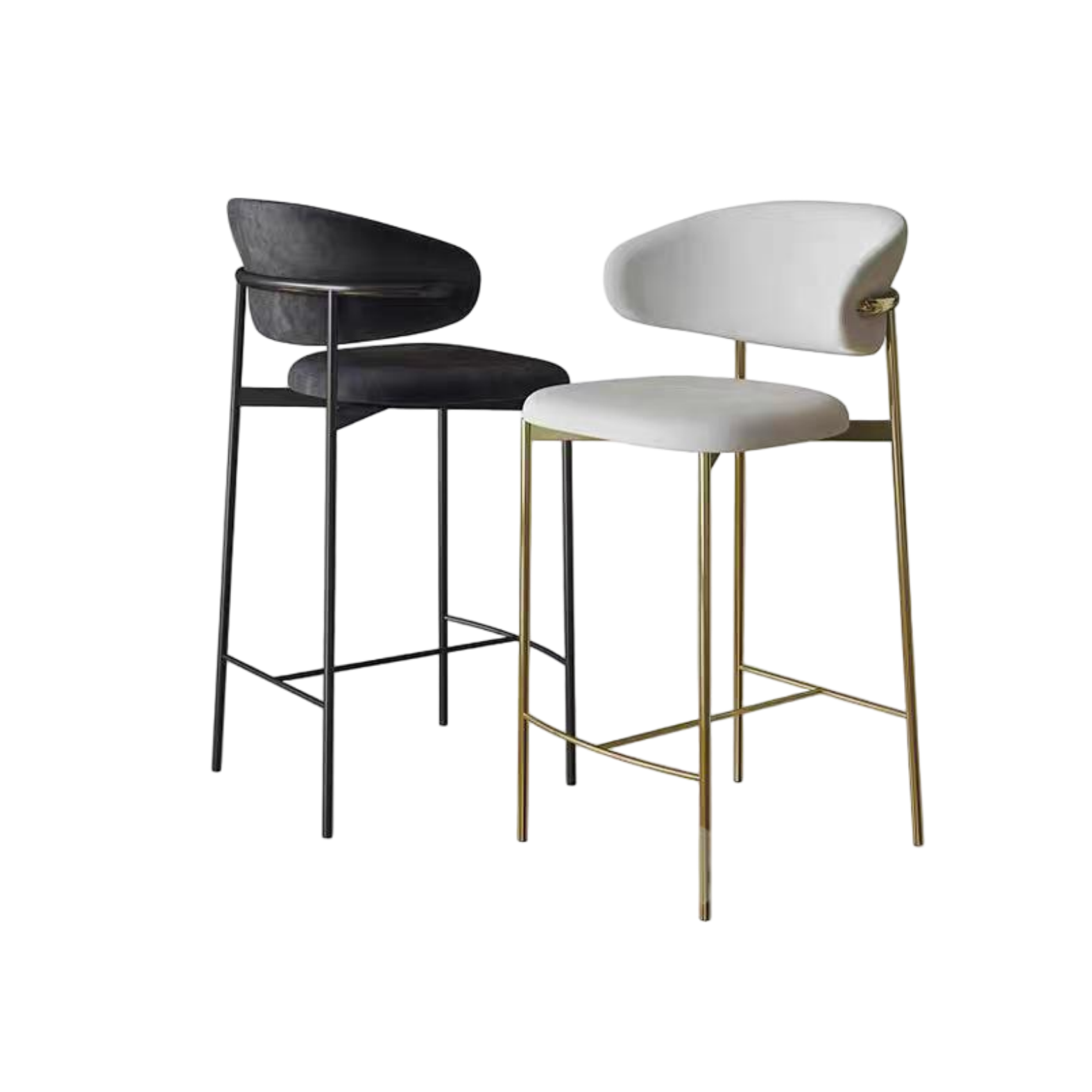 CC676 Bar stools Stainless steel chair frame