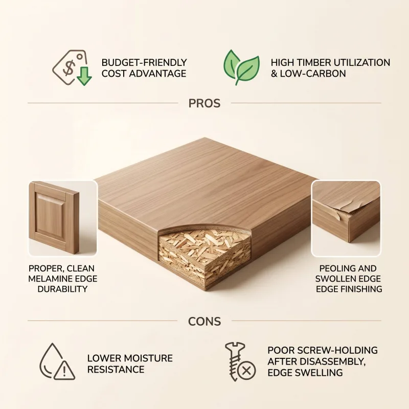 Melamine Board Pros and Cons for Kitchen Cabinets