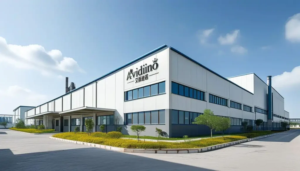 Panoramic view of the Avidiino factory