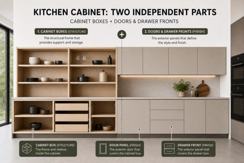kitchen cabinet construction