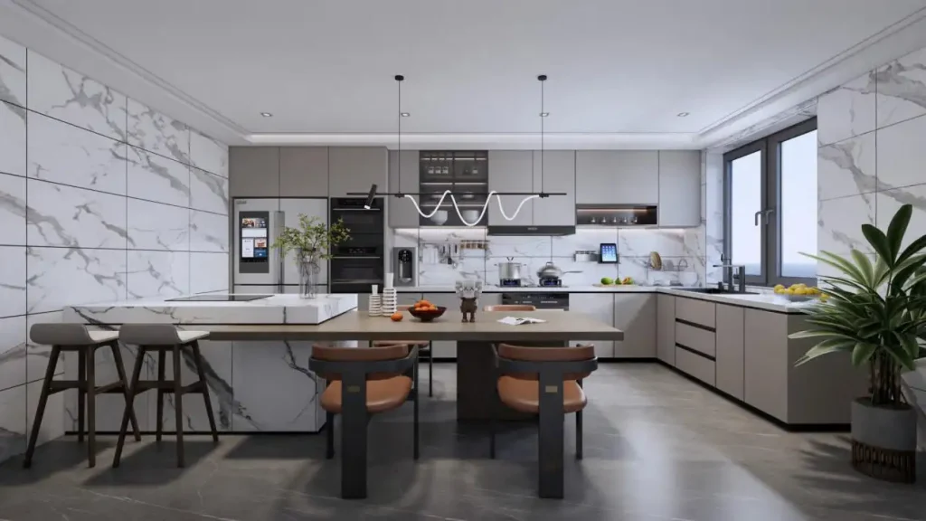 modern open kitchen