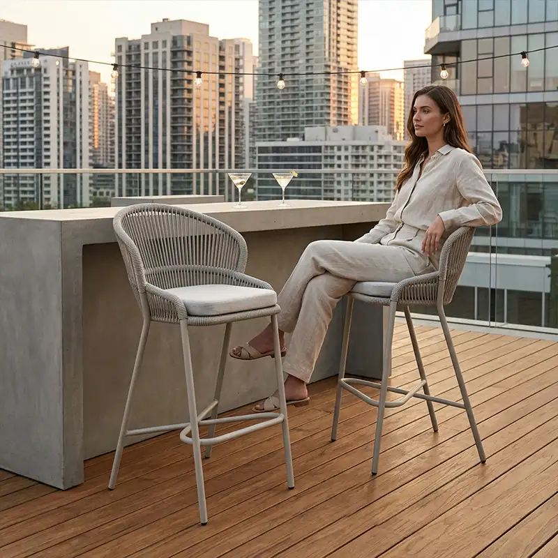 outdoor bar stool OBC003