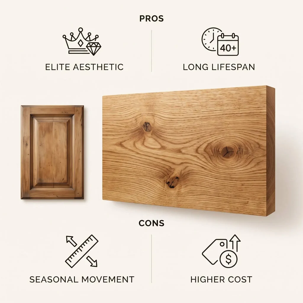 solid wood pros and cons