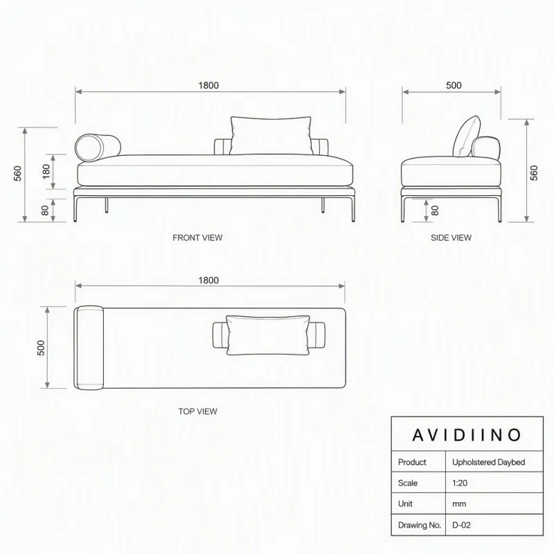 Bed benchAVKTL12