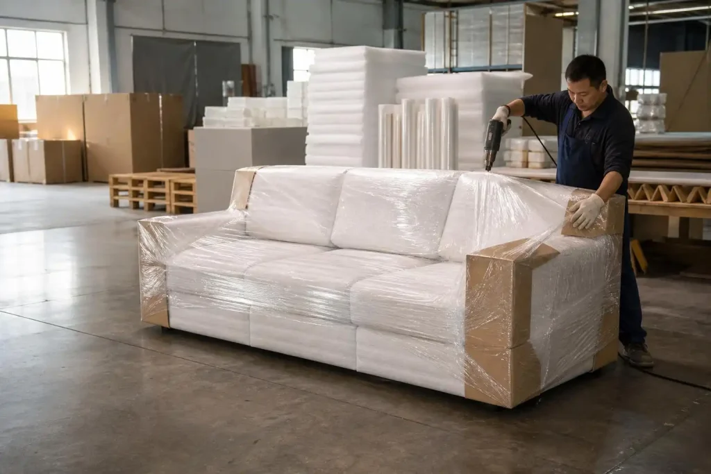 heavy duty export corrugated cartons furniture