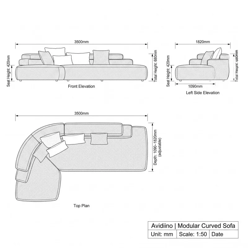 sofa AVSF08