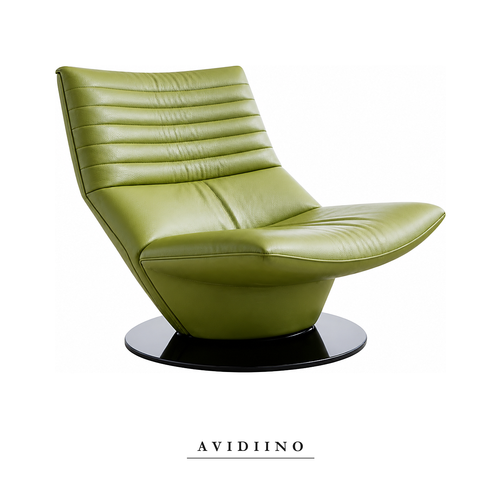 Original Armless Leather Lounge Chair | Comfortable Contact Surface ...