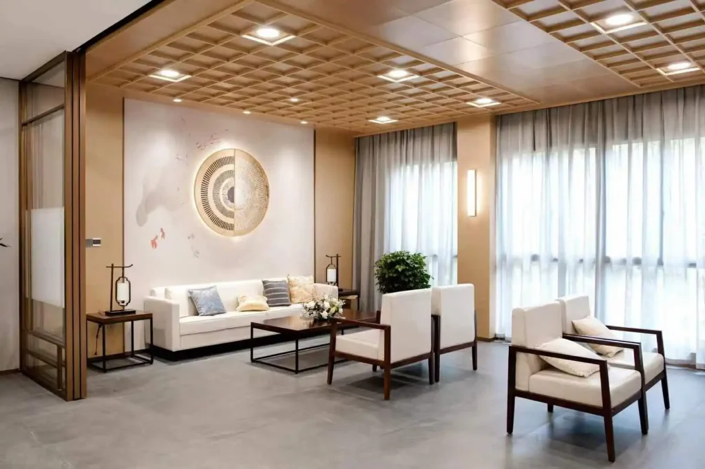 Hotel lobby lounge seating for hospitality project