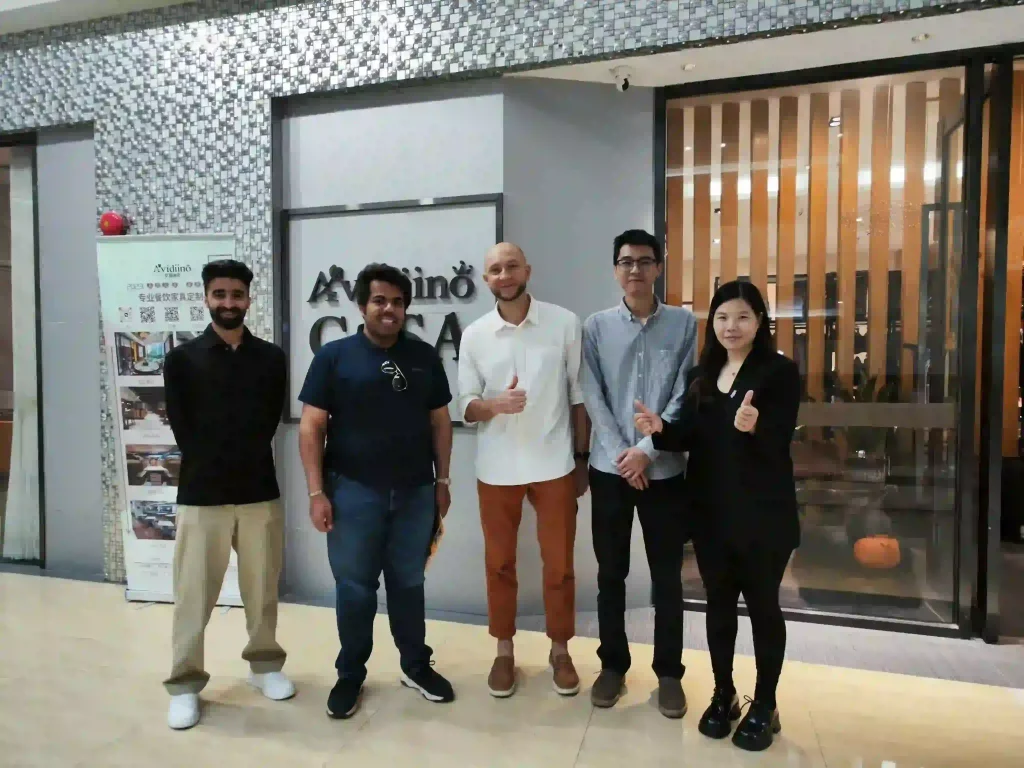 The Avidiino team at our Avidiino CASA showroom